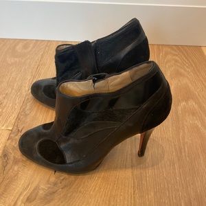 Christian Louboutin Black ankle bootie